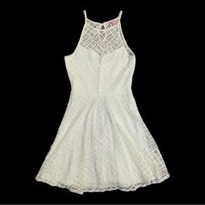 Casual XS summer/spring white lace dress